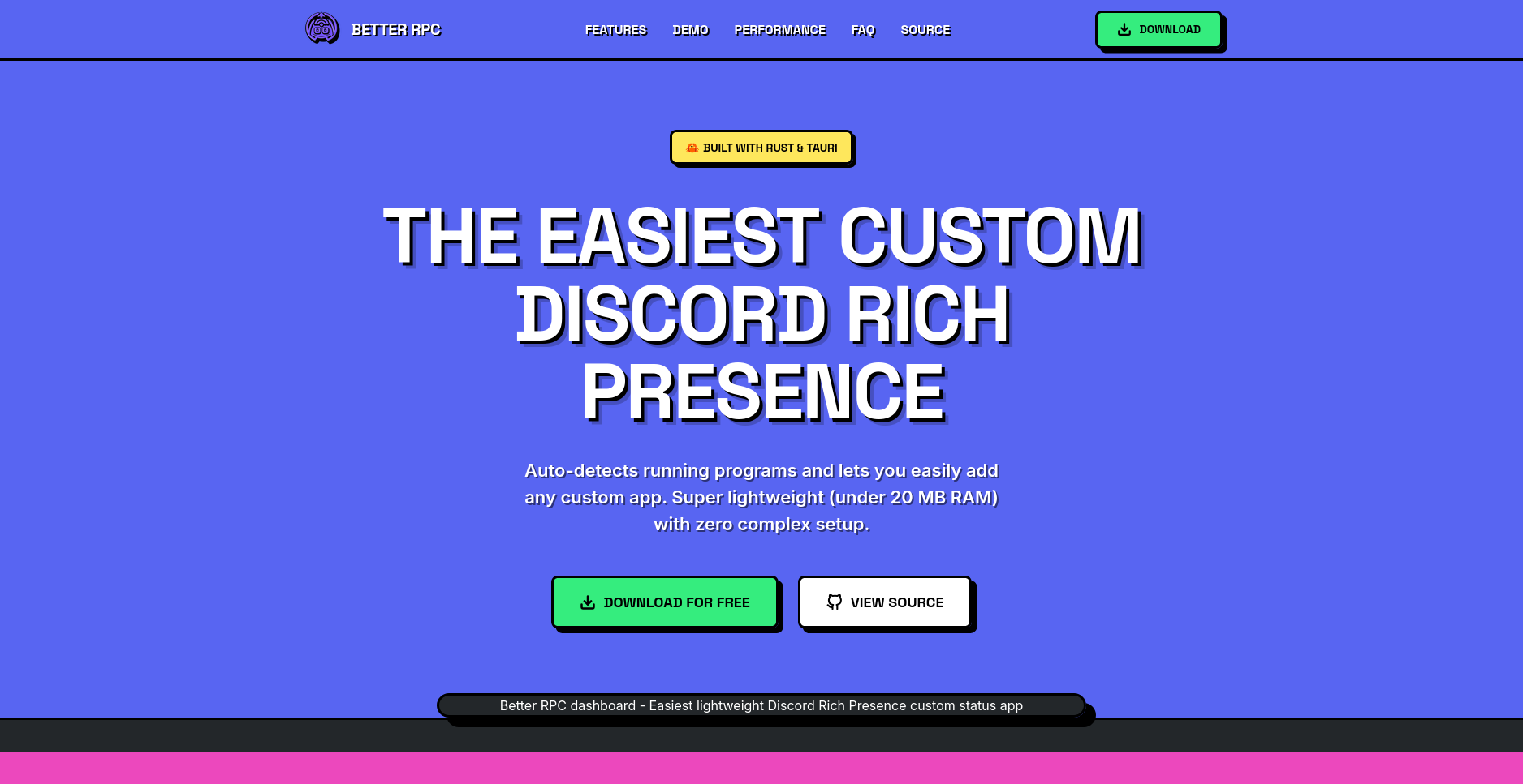 Screenshot do Better Rich Presence