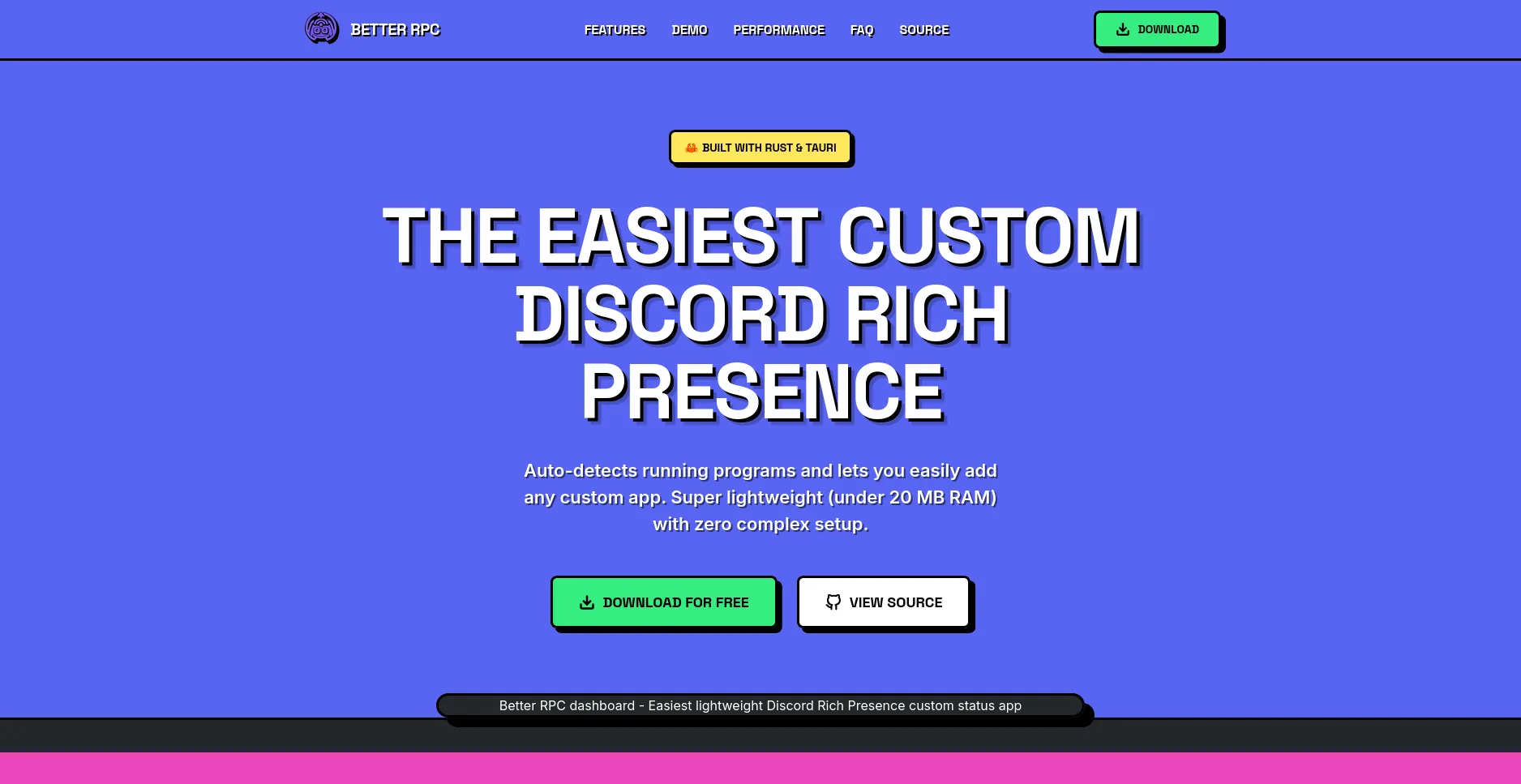Better Rich Presence screenshot